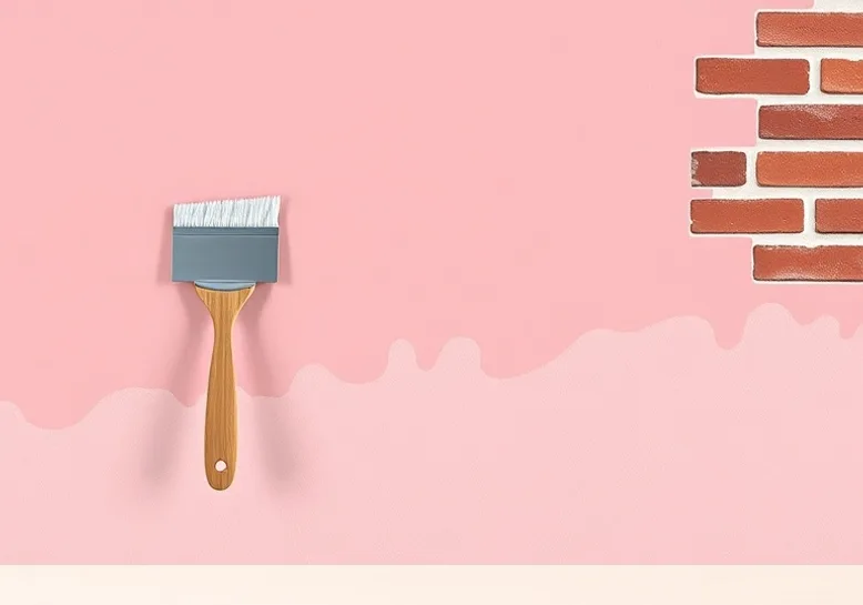 Application d'un enduit décoratif à la lisseuse sur un mur