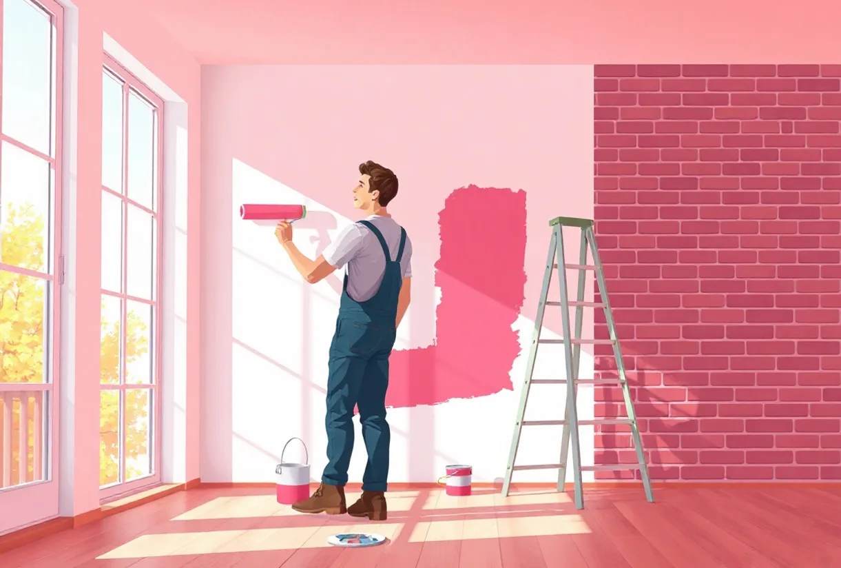 Peintre Mandelieu-la-Napoule 06210 en intervention sur un chantier